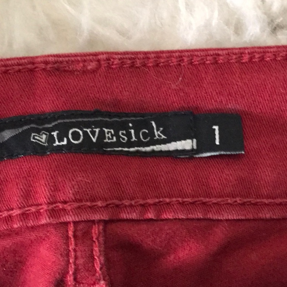 Lovesick red The Skinny stretch jeans - Picture 8 of 10